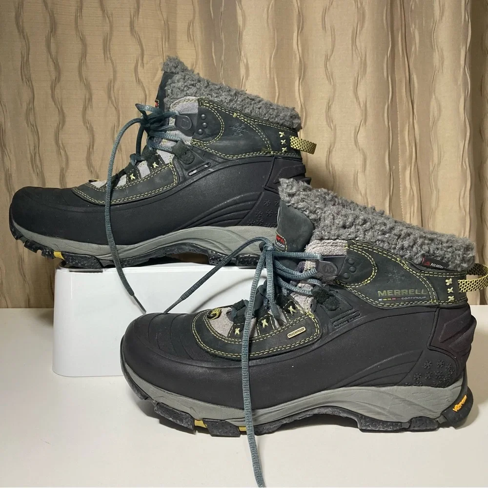 Merrell Winterlude 6 Continuum Women’s 10 Primaloft 200 Gram Vibram Warm Boots